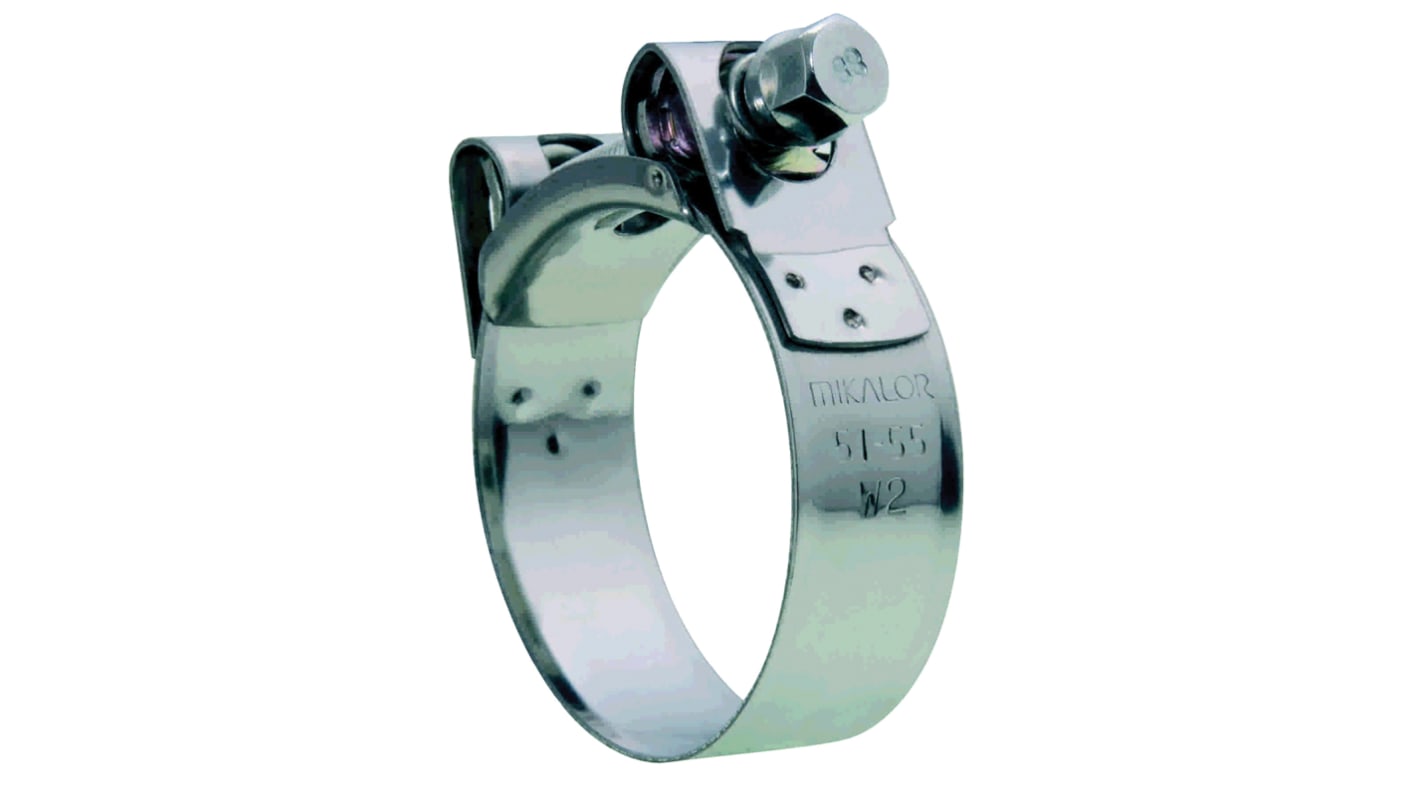 Fascetta stringitubo Jubilee (Bullone) RS PRO, Ø 85 → 91mm in acciaio inox, bullone in acciaio zincato