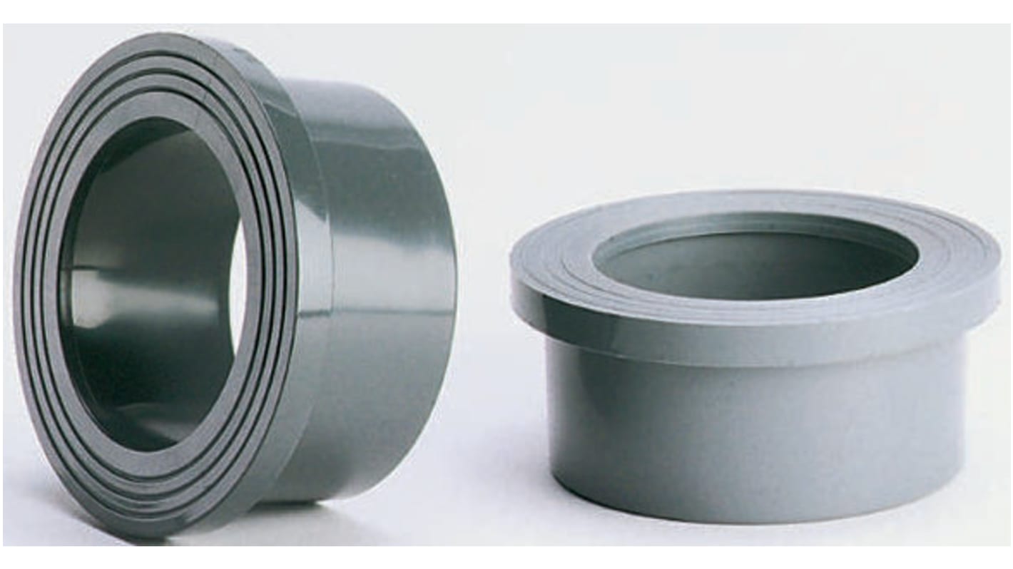 Georg Fischer Plastic Pipe Fitting Flange Adaptor, 4in