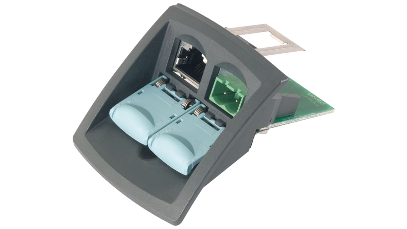 Siemens Female RJ45 Connector, DIN Rail Mount 2 Port 2 -Way