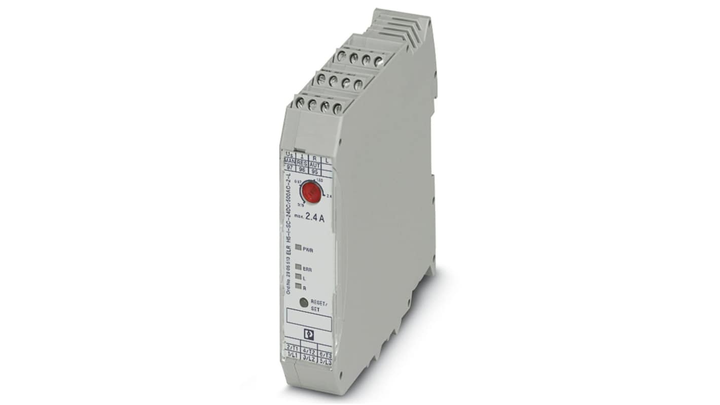 Phoenix Contact 可逆启动器, 3相, 24 V, 2.4 A, IP20