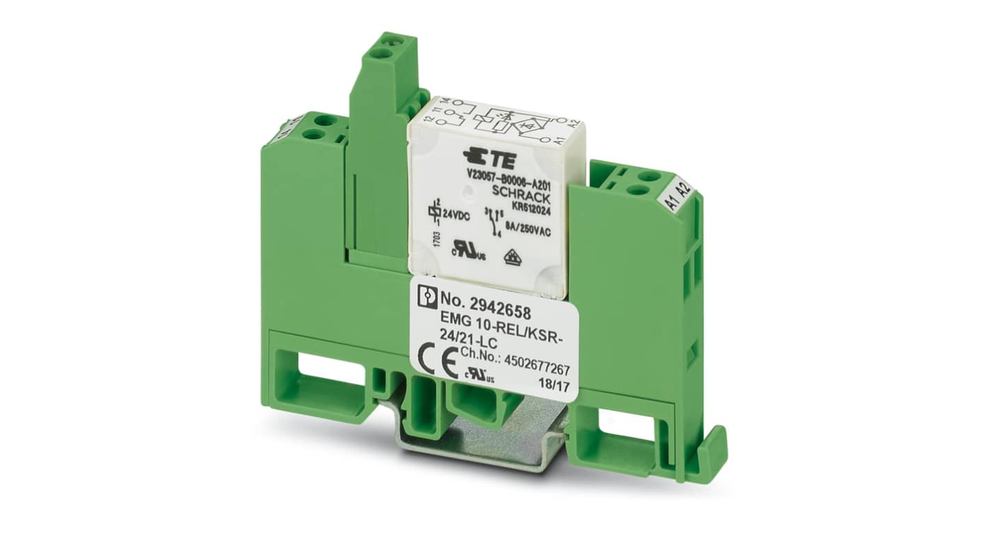 Phoenix Contact Solid State Relay, DIN Rail Mount