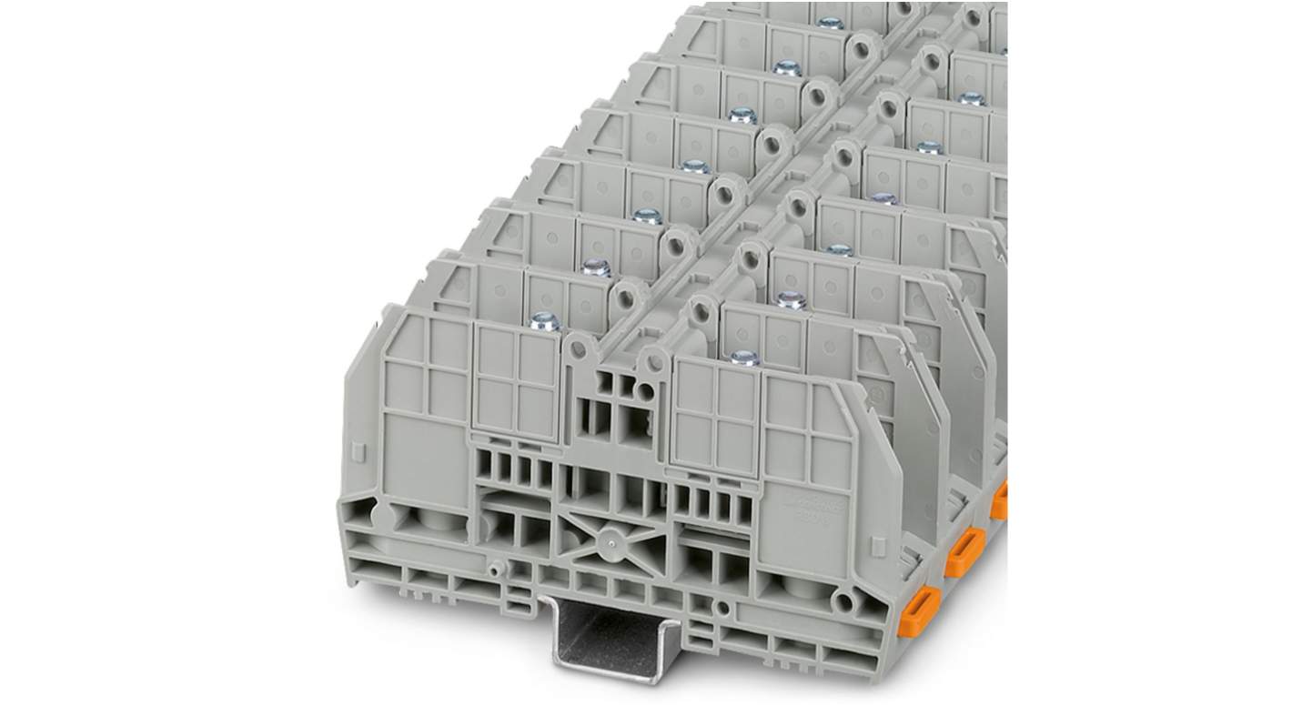 Phoenix Contact 3213137 Grey, 2-Level, Bolt Termination