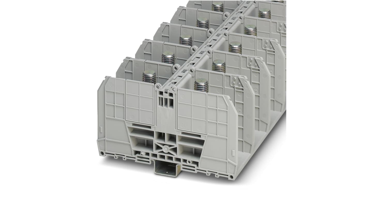Phoenix Contact 3244630 Grey, 2-Level, Bolt Termination