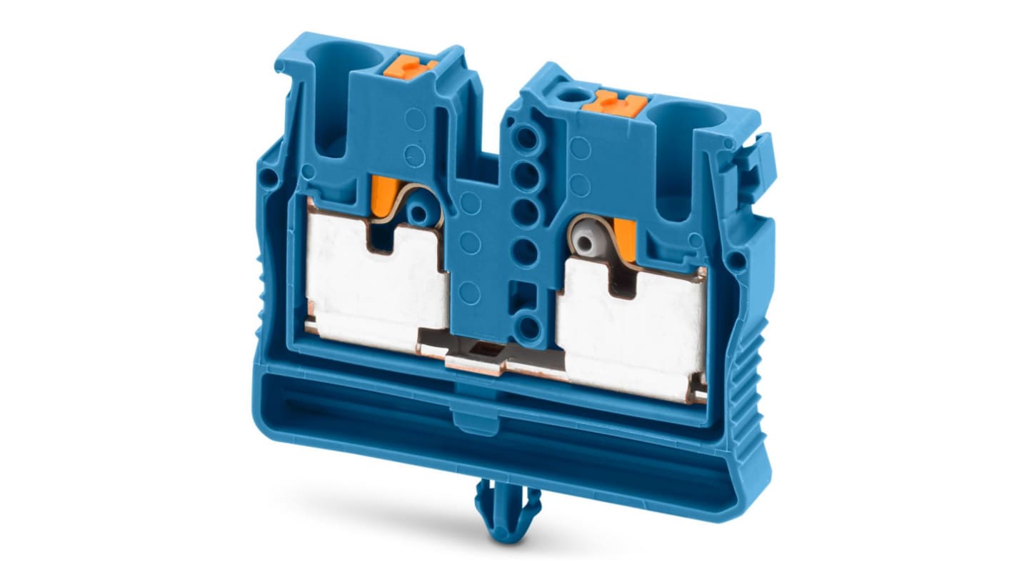 Phoenix Contact 3249012 Blue, 2-Level, Push In Termination