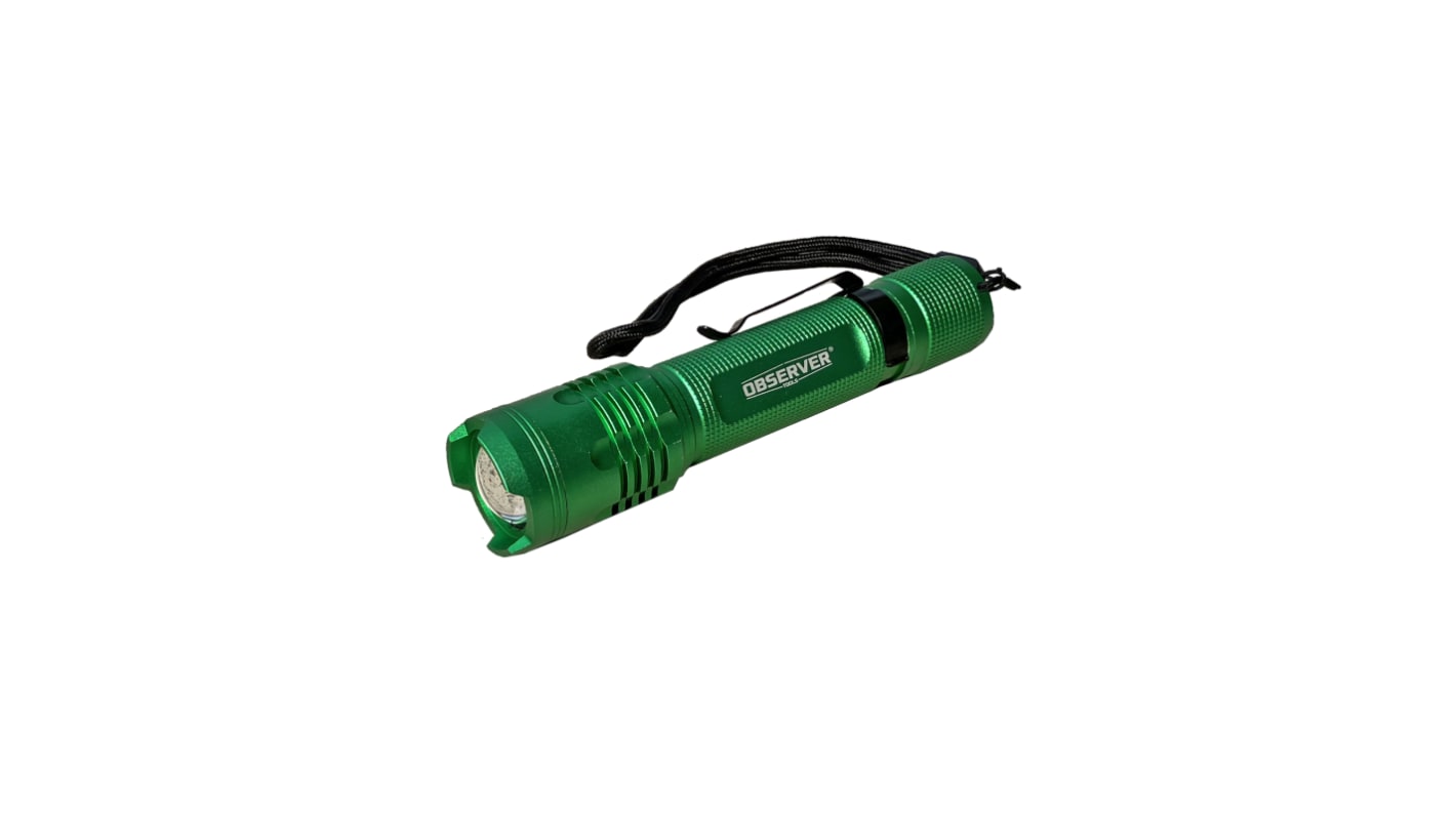 Observer Tools OBS-FL2-G LED LED-lommelygte 1000 lm, Genopladelig, USB-C