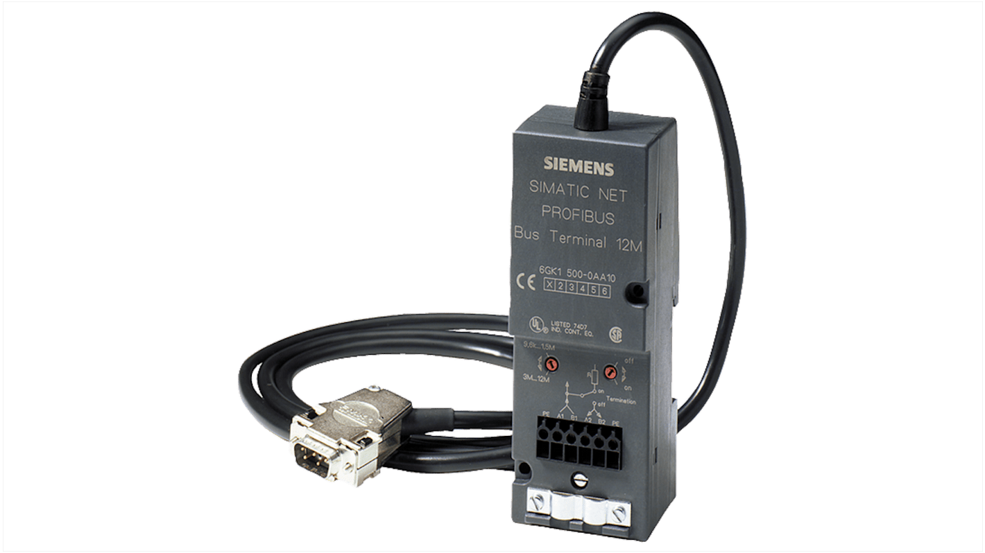 Siemens BUS Connector for Use with PROFIBUS