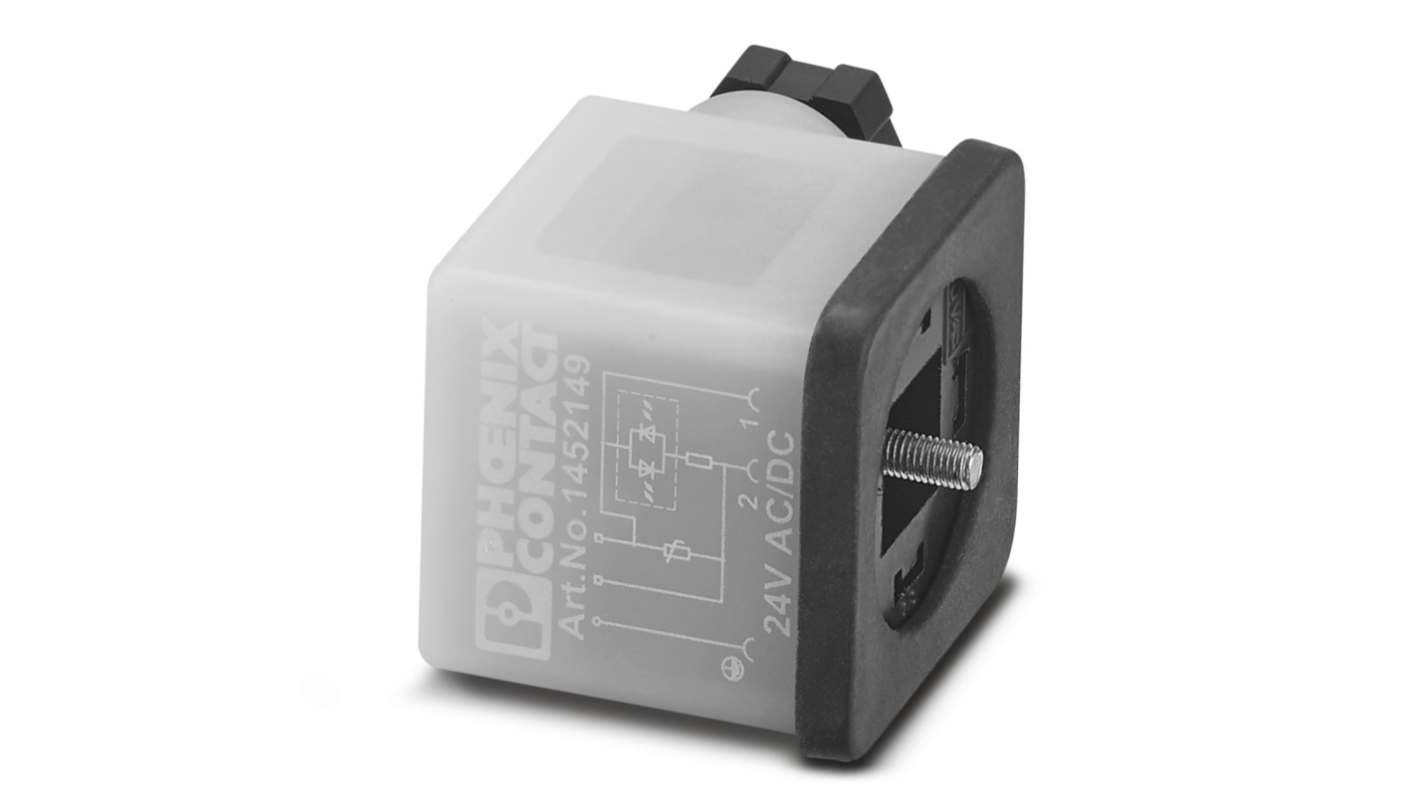Phoenix Contact SACC-VB-3CON-M16/A-1L-SV 24V DIN 43650 Solenoid Connector, 24 V ac/dc Voltage