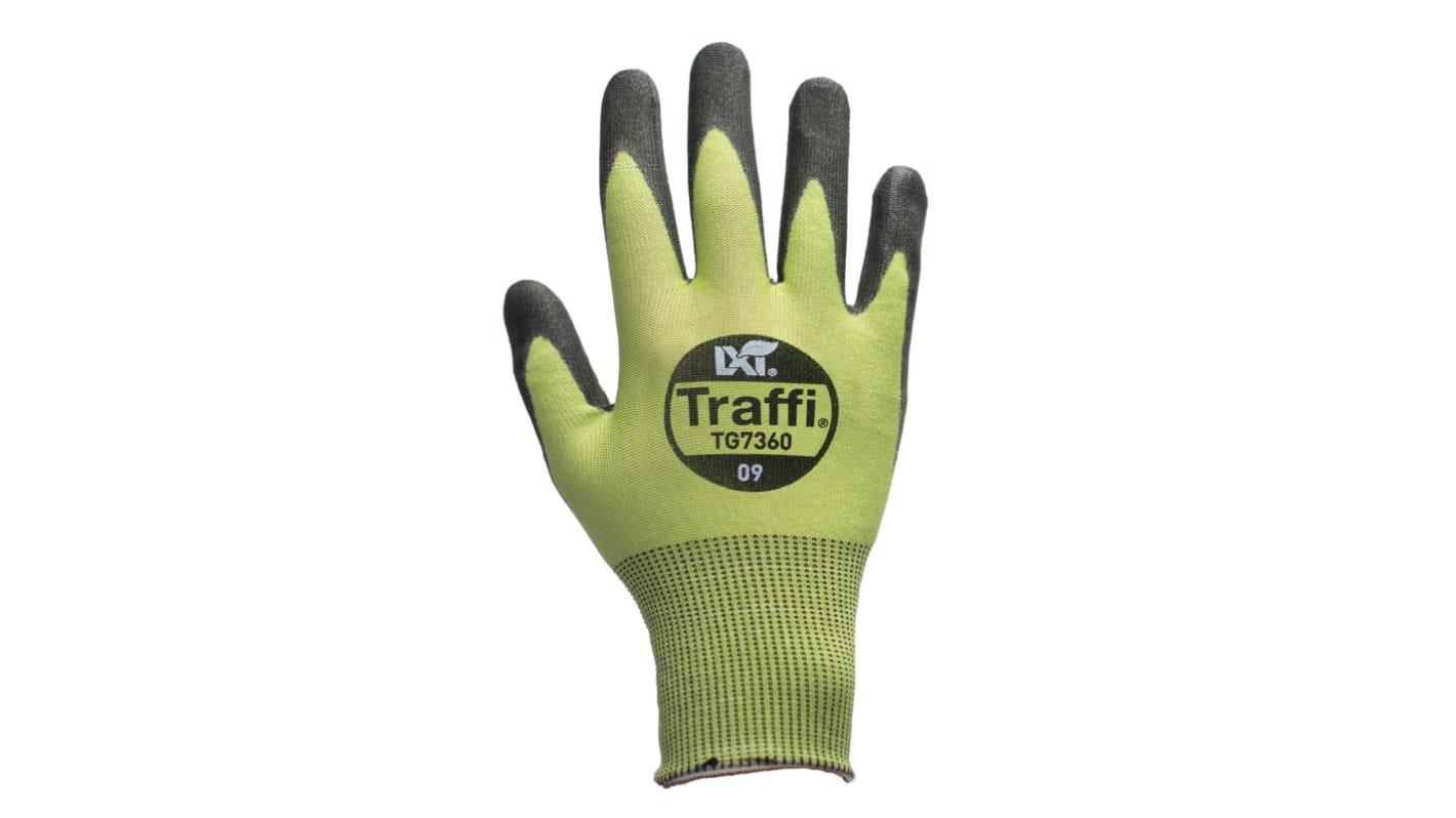 Traffi 作業用手袋 黒、緑 TG7360-11