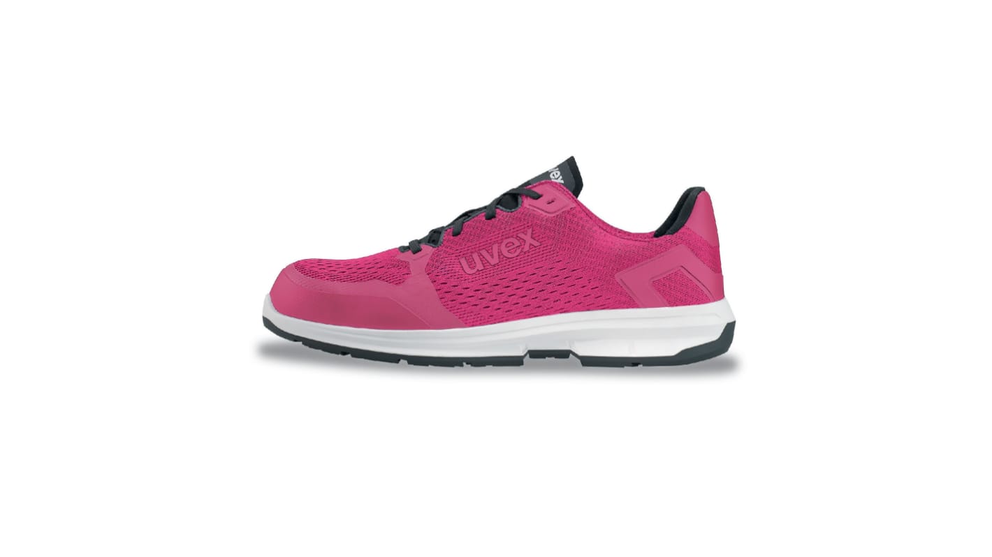 Uvex 6597 Women's Pink Composite Toe Capped Safety Shoes, UK 3, EU 35