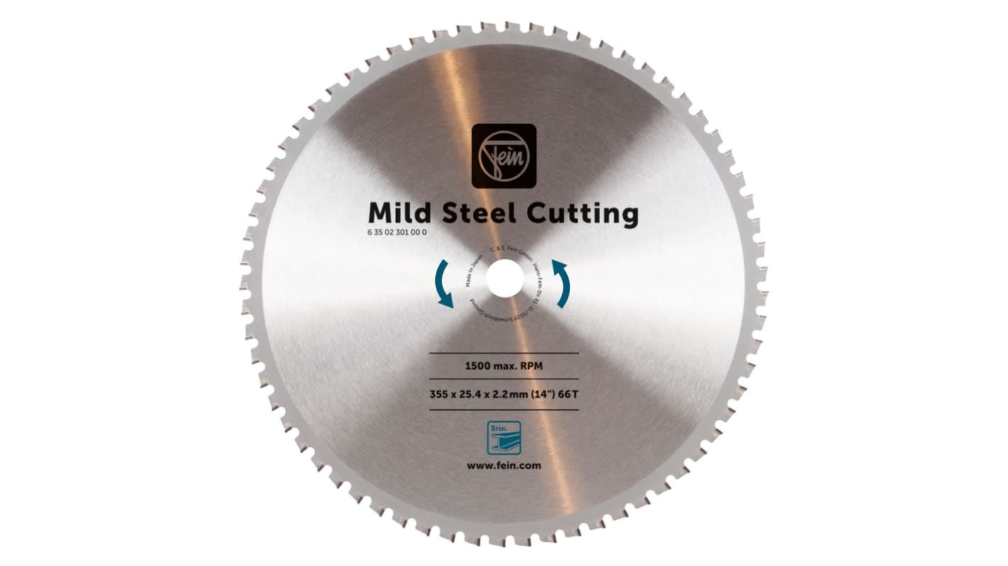 FEIN, 66 Teeth Per Inch Steel Circular Saw Blade, Pack of 1
