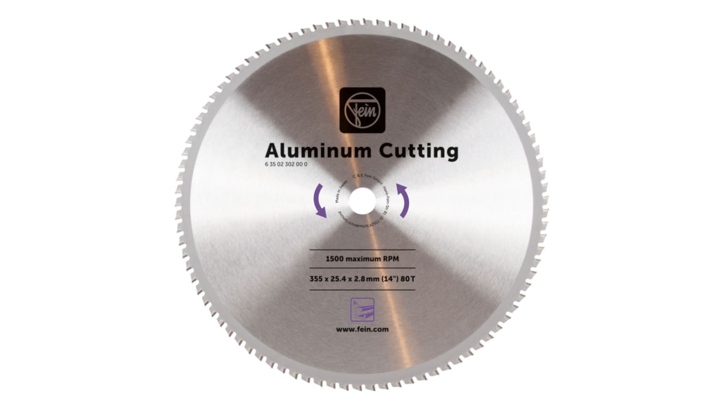 FEIN, 80 Teeth Per Inch Multiple Materials Circular Saw Blade, Pack of 1