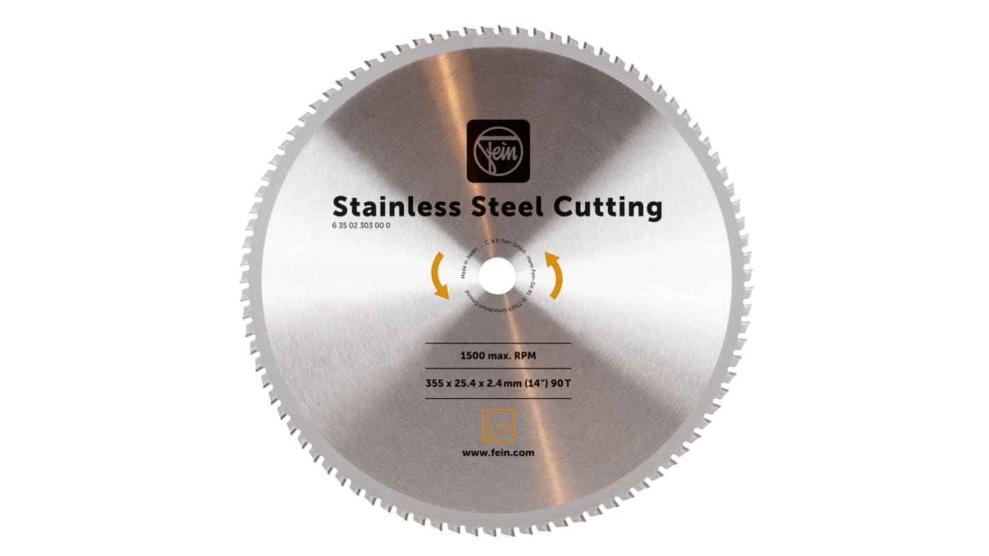 FEIN, 90 Teeth Per Inch Steel Circular Saw Blade, Pack of 1