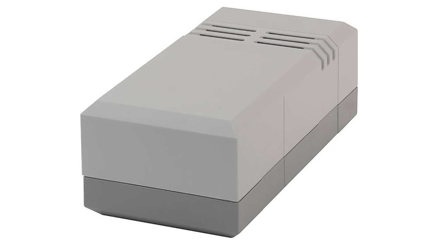 Bopla Elegant Series Grey Polystyrene Enclosure, IP40, Grey Lid, 100 x 54 x 30mm