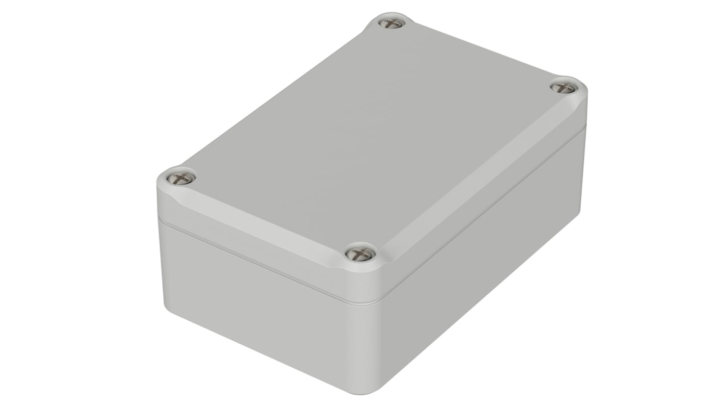 Bopla Euromas II Series Light Grey Polycarbonate Enclosure, IP65, Light Grey Lid, 98 x 64 x 38mm