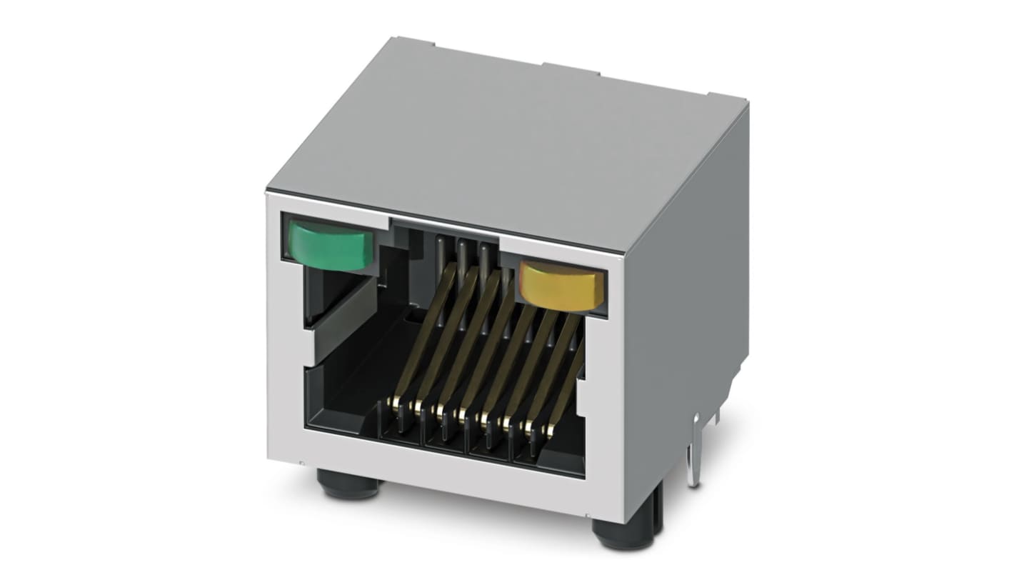 Phoenix Contact RJ45接口, PCB安装, 1路, IP20, CUC系列