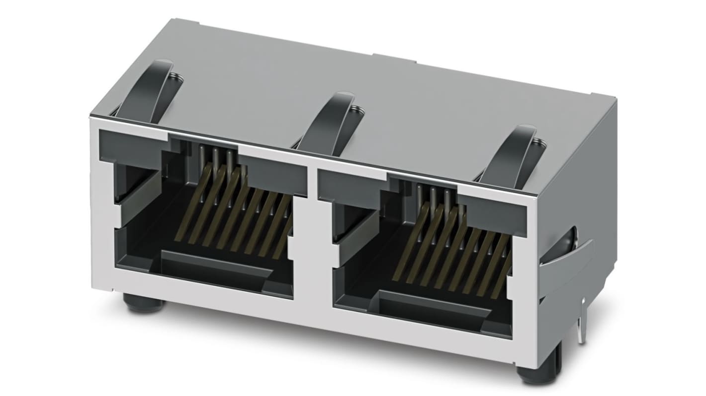 Conector RJ45 Hembra Phoenix Contact serie CUC, de 2 vías
