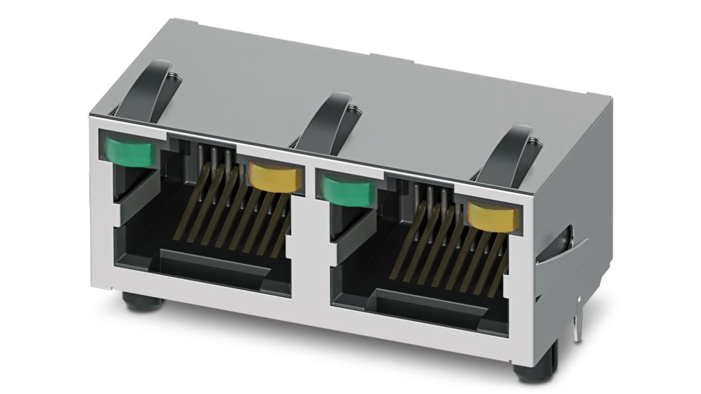 Conector RJ45 Hembra Phoenix Contact serie CUC, de 2 vías
