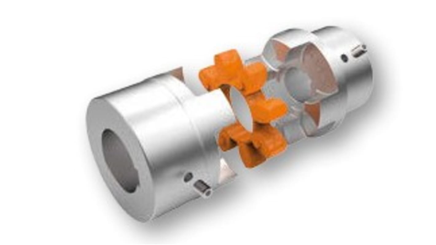 OPTIBELT Half Coupling Flange, 42mm Outside Diameter, 14mm Bore, 66mm Length Half Coupling Flange