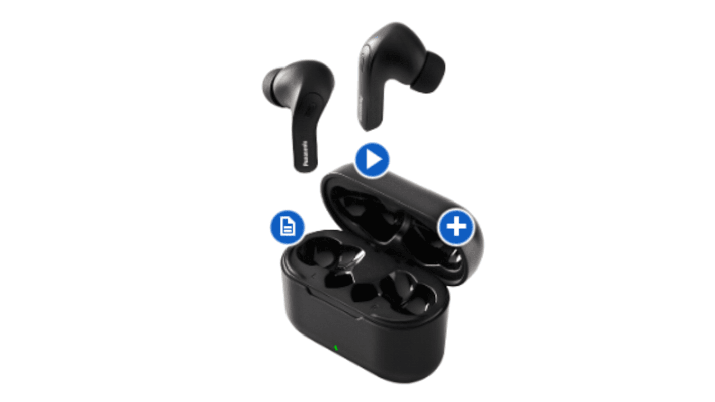 Panasonic RZ-B310W Kopfhörer Bluetooth Schwarz Wireless 2402 → 2480 MHz
