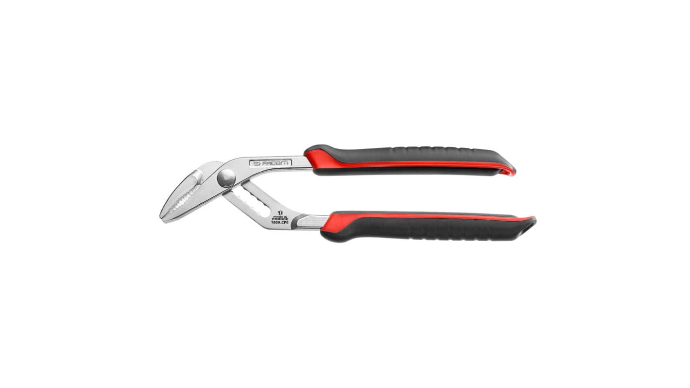 Facom 180A.CPEPB Pliers, 250 mm Overall, Straight Tip, 44mm Jaw