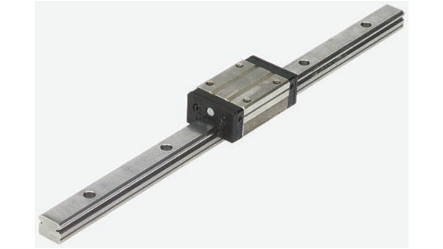 日本精工 リニアガイドレール, 長さ：630mm, 幅：15mm, 炭素鋼, L1U150630LCN-PCT