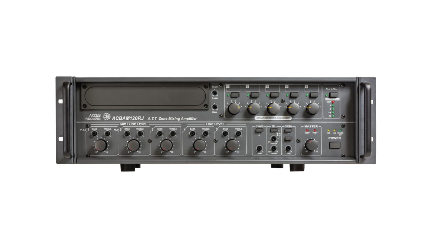 S2Ceb-Groupe Cae 120 W 5 Channel Mixer Power Amplifier