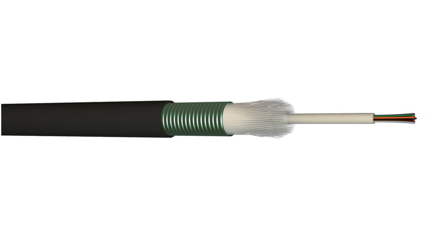 Fibra ottica a Modo multiplo CAE Multimedia Connect, guaina in PEHD nera di Ø 50/125μm