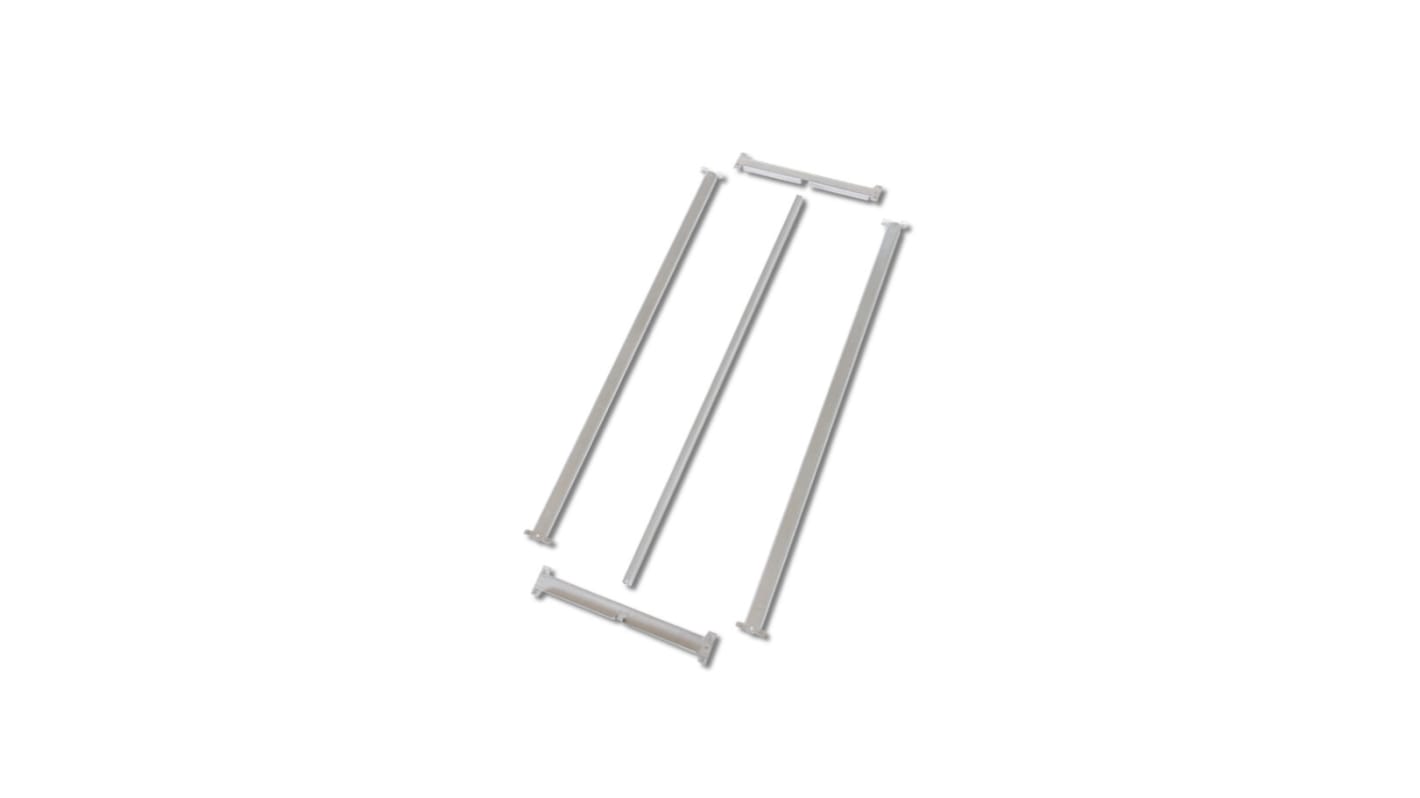 Manorga Galvanised 1 Shelf Galvanised Steel Quickshelf Extension Bay x 1500mm, 600mm, 120kg Load