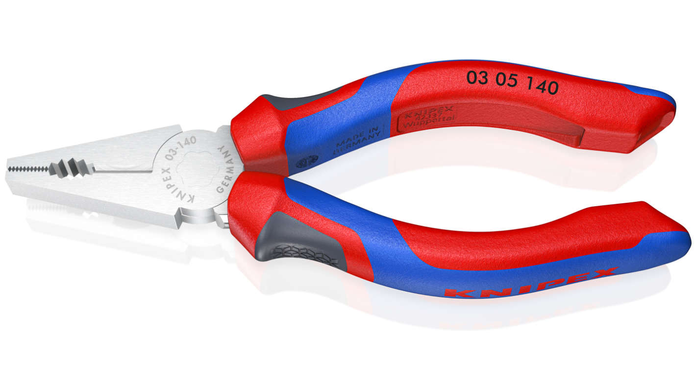 Knipex Combination Pliers, 150 mm Overall, Straight Tip