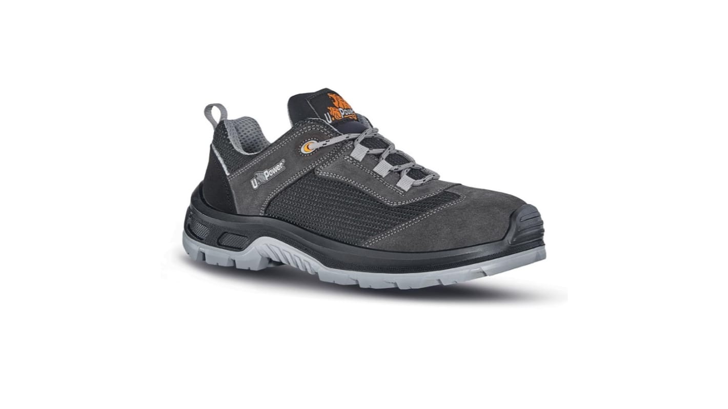 Scarpe sportive antinfortunistiche S1P UPower TWISTER, Uomo tg. 38, col. Grigio , con puntale di sicurezza