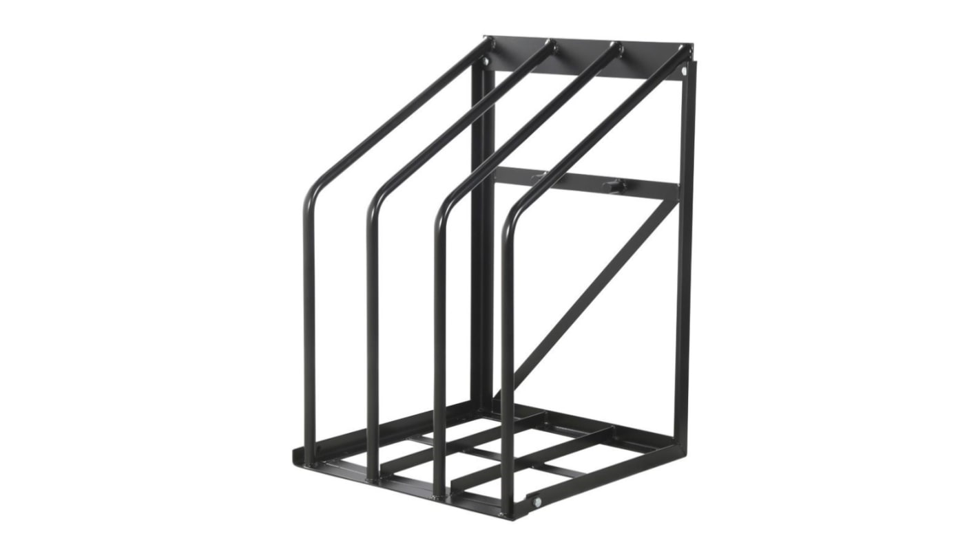 Rack di stoccaggio Acciaio Nero Toprax, Sistema di rack, 900mm, 900mm x 600mm x 600mm