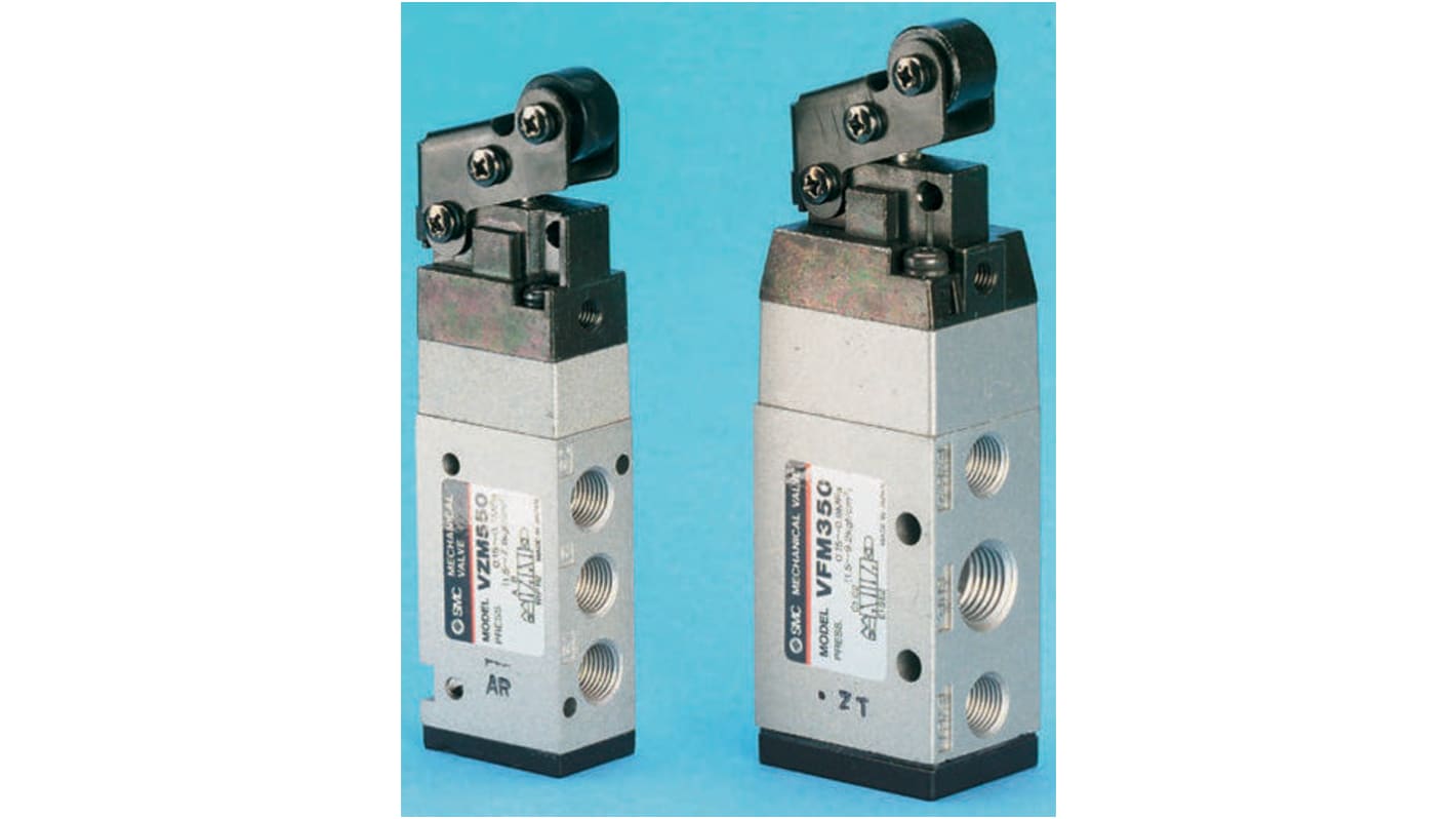 SMC 5/2 Pneumatic Solenoid Valve - Pilot/Pilot Rc 1/8 VZM500 Series