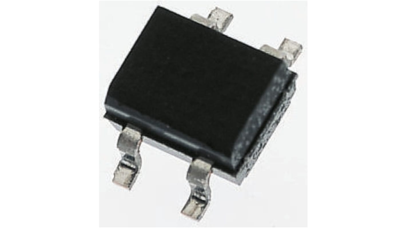 Raddrizzatore a ponte, Monofase, onsemi, Ifwd 1A, VRRM 800V, MicroDIP SMD, 4 Pin