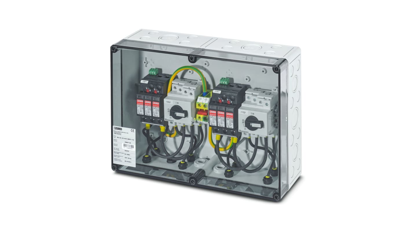 Protector de sobretensiones transitorias, 40kA, 1000V dc SOL-SC-1ST-0-DC-