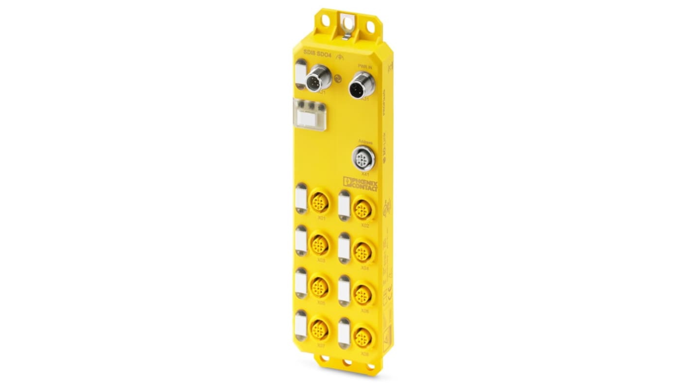 Stand-Alone Phoenix Contact AXL E IOL SDI8 SDO4 2A M12 L, 24 V c.c., 4 / 8 in, 4 out
