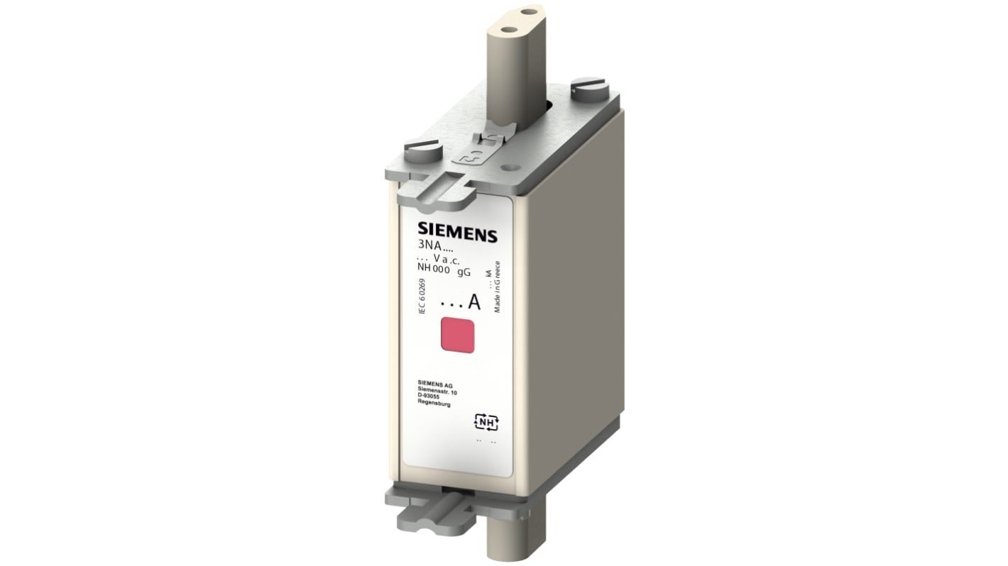 Siemens 4A NH Fuse, NH000, 250 - 250V ac/dc