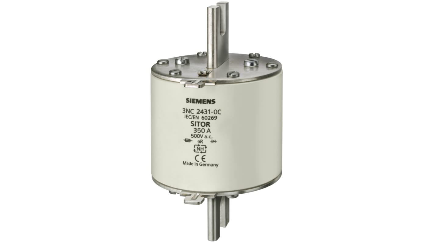 Siemens 350A NH Fuse, NH3, 440 - 500V ac/dc