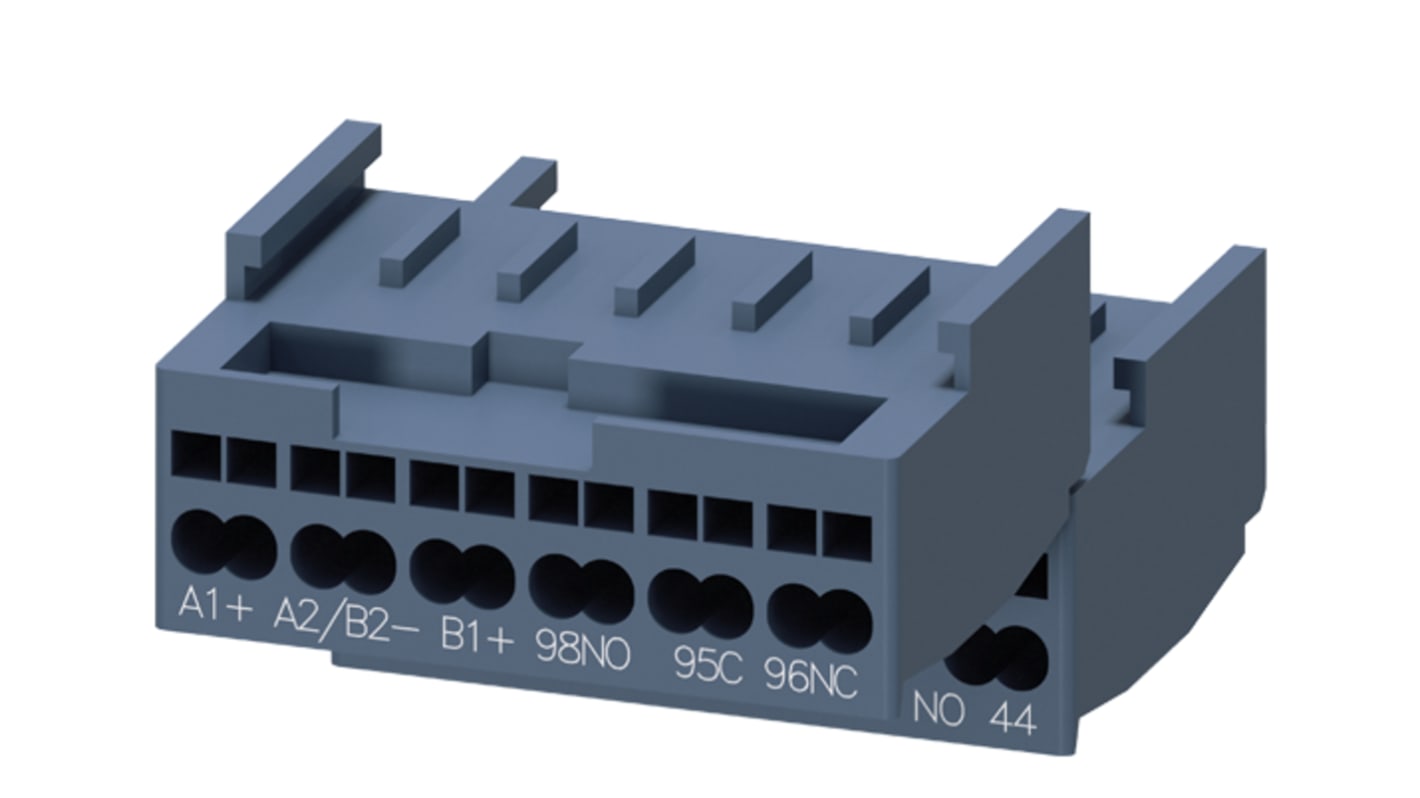 Interruttore ausiliario Siemens 3RH2911-2HA20 per uso con Relè contattore, contattore di potenza