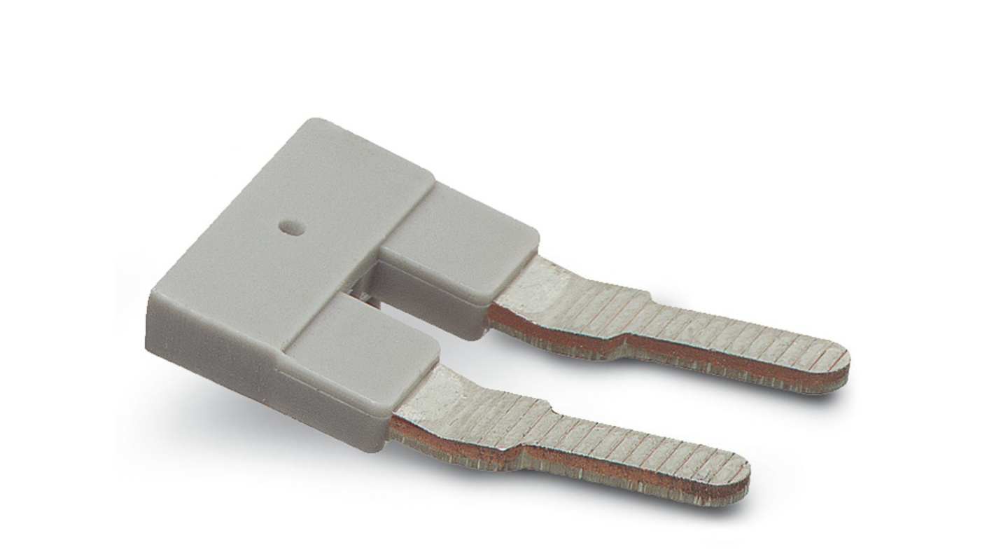 Phoenix Contact EB 2-10 Series Insertion Bridge for Use with DIN Rail Terminal Blocks