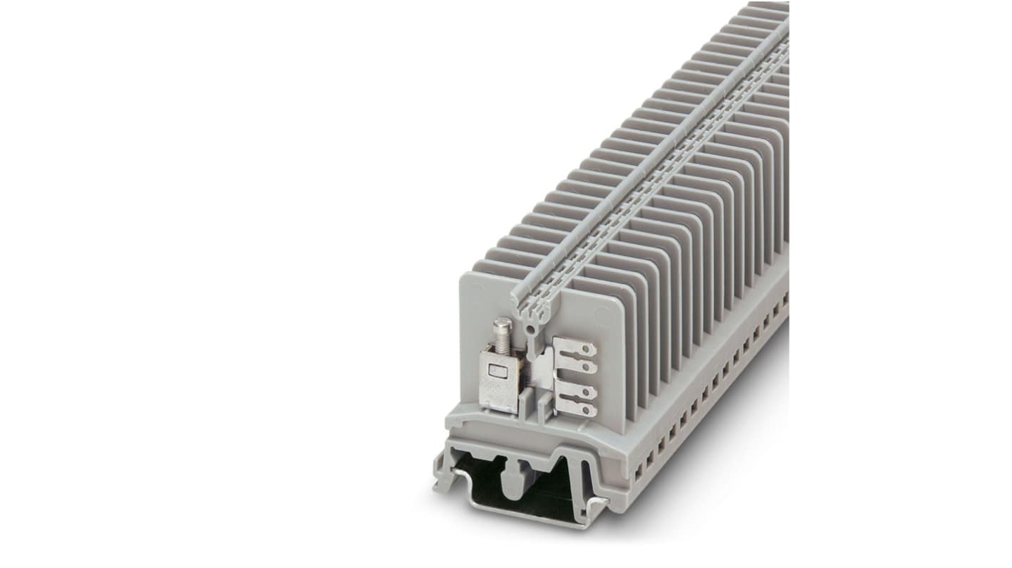 Phoenix Contact 0270018 USK 4-FSR(4-2.8-0.8) Series Grey, 4mm², 1-Level, Screw Termination