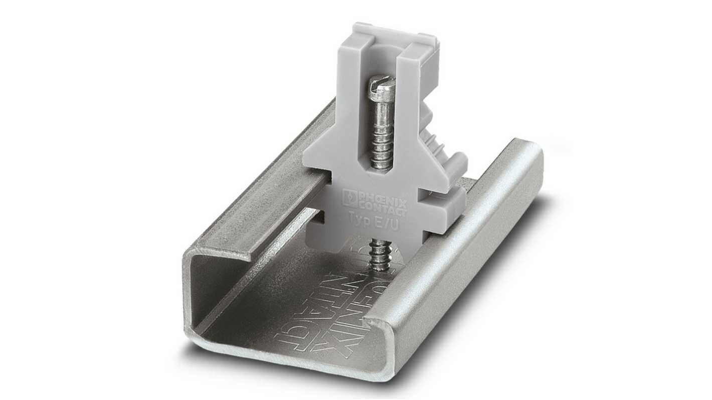Phoenix Contact E/U Series End Clamp for Use with Din Rail