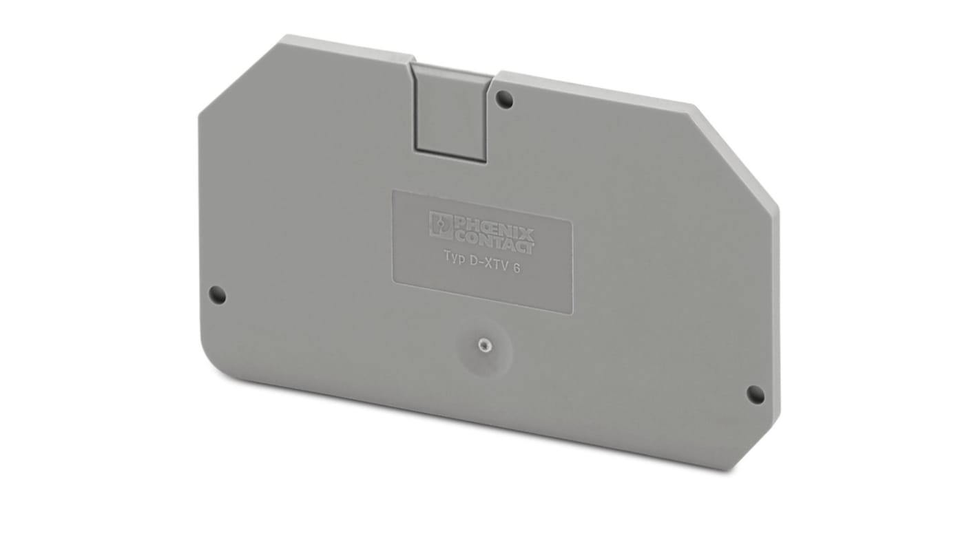 フエニックスコンタクト DINレール取付用端子アクセサリ エンドカバー D-XTV 6シリーズ