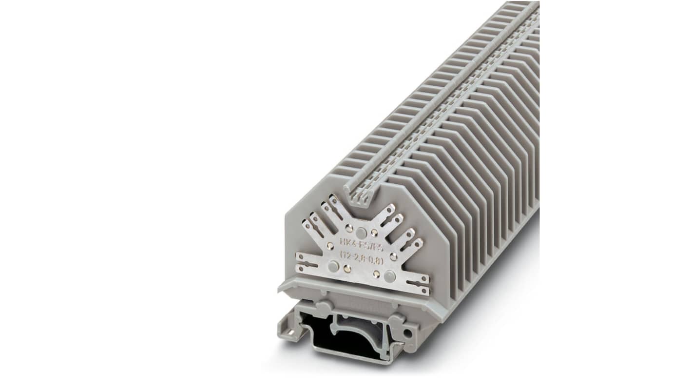 Phoenix Contact 2017224 UHK 4-FS/FS(12-2.8-0.8) Series Grey, 0.5mm², 1-Level, Spade Termination