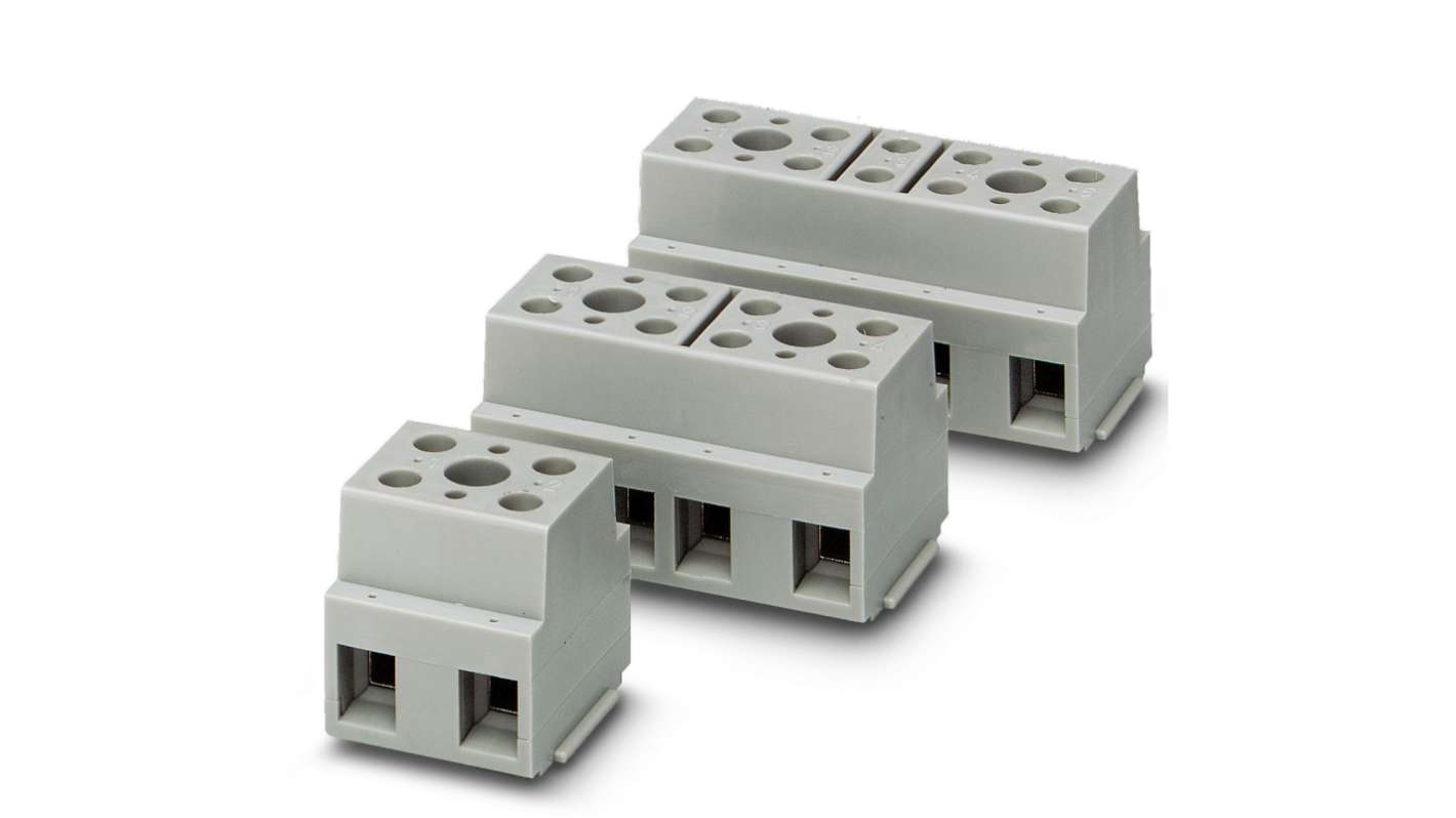 Phoenix Contact 2716732 G 10/ 5 Series Grey, 10mm², Single-Level, Screw Termination