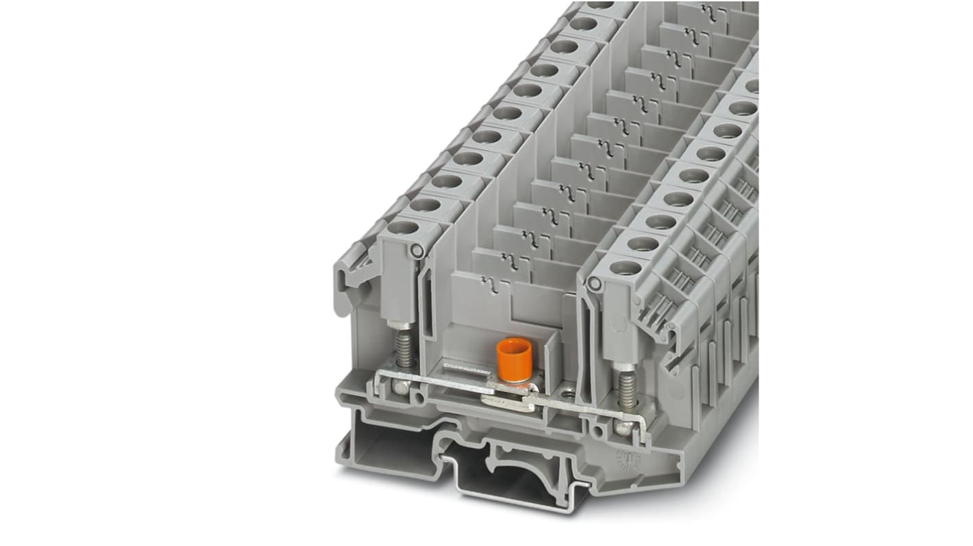 Phoenix Contact 3001269 OTTA 6-T/SB-P/P Series Grey, 6mm², 1-Level, Bolt Termination