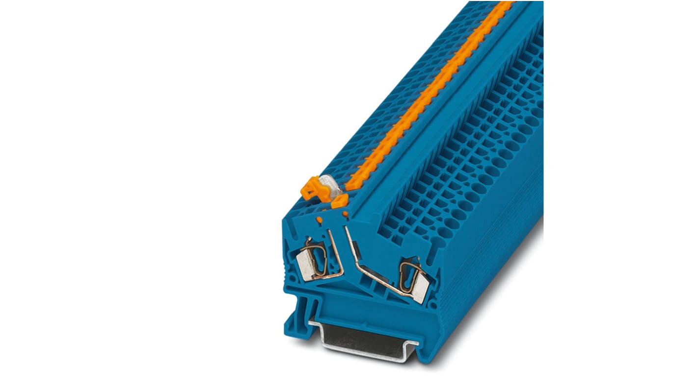 Phoenix Contact 3035425 STS 2.5-MT BU Series Blue, 2.5mm², 1-Level, Spring Cage Termination