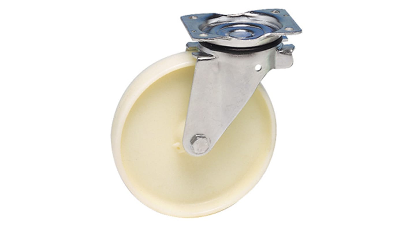 Guitel Hervieu Swivel Castor Wheel, 400kg Capacity, 200mm Wheel