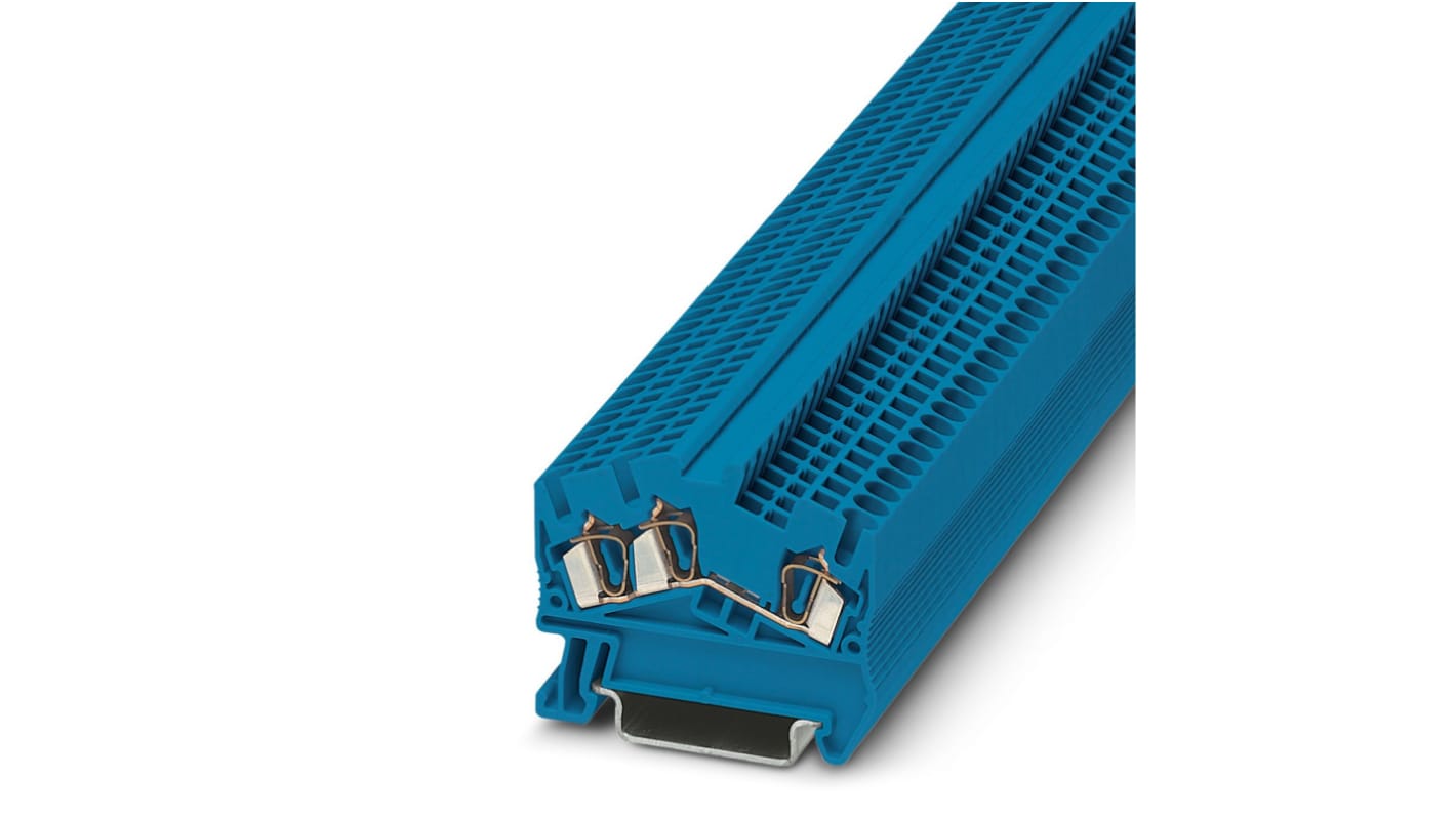 Phoenix Contact 3036275 STS 2.5-TWIN BU Series Blue, 2.5mm², 1-Level, Spring Cage Termination