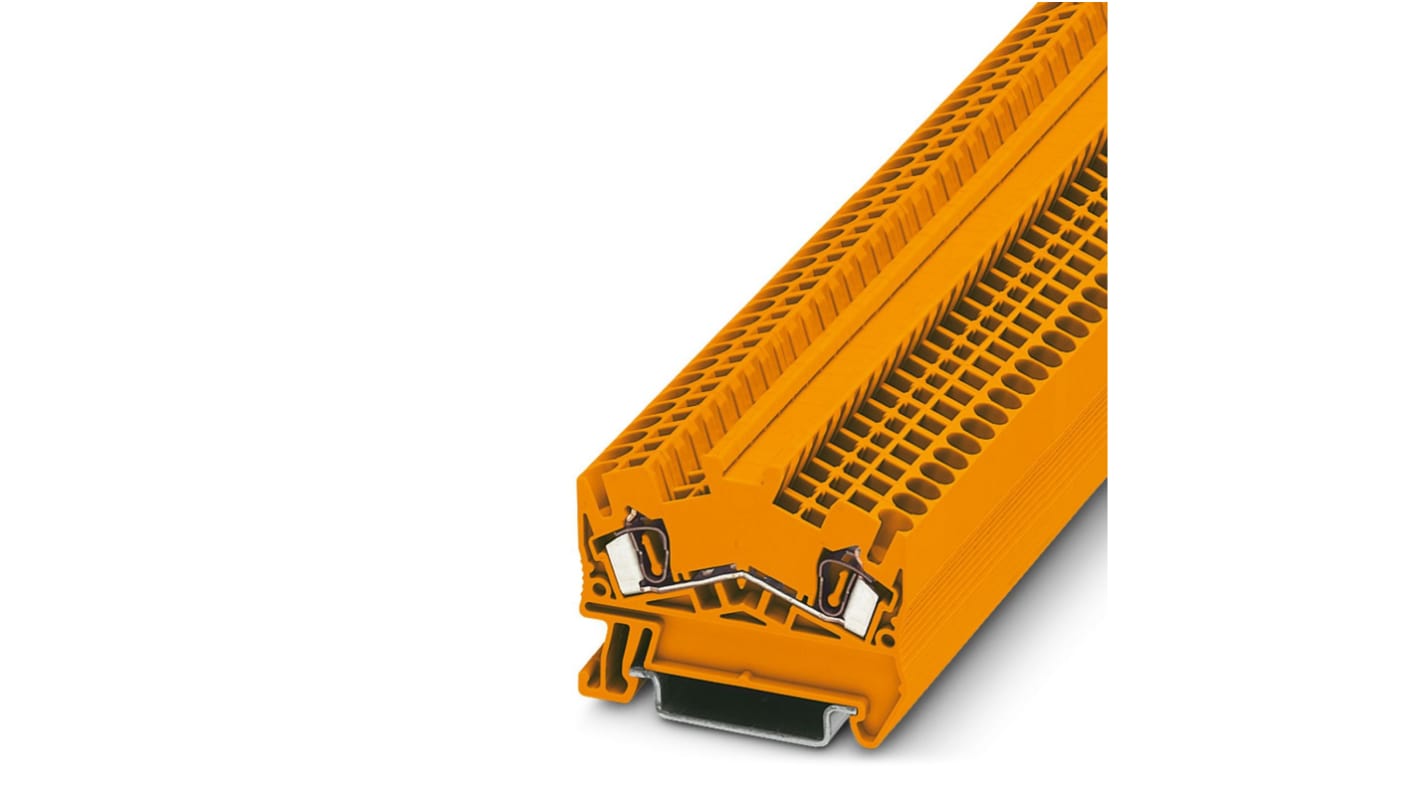 Phoenix Contact 3037478 STS 2.5 OG Series Orange, 2.5mm², 1-Level, Spring Cage Termination