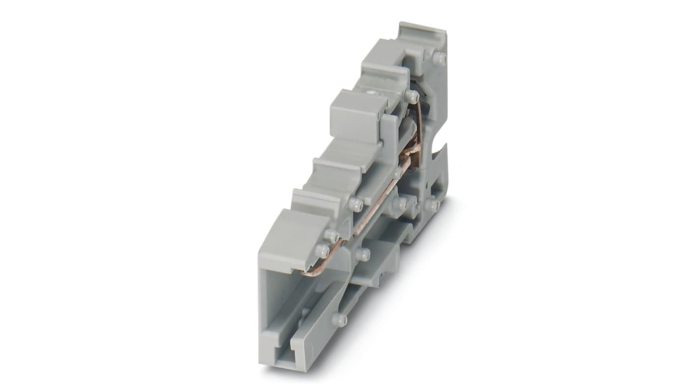 Phoenix Contact SC 4/ 1-L Series Combi Receptacle for Use with DIN Rail Terminal Blocks, 32A